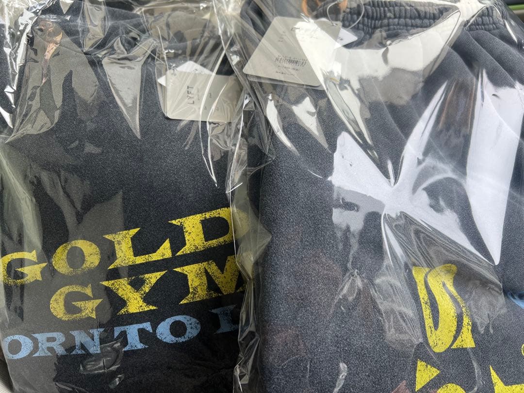 上下セット】LÝFT×GOLD'S GYM LOGO HOODIE＆PANTS - メルカリ