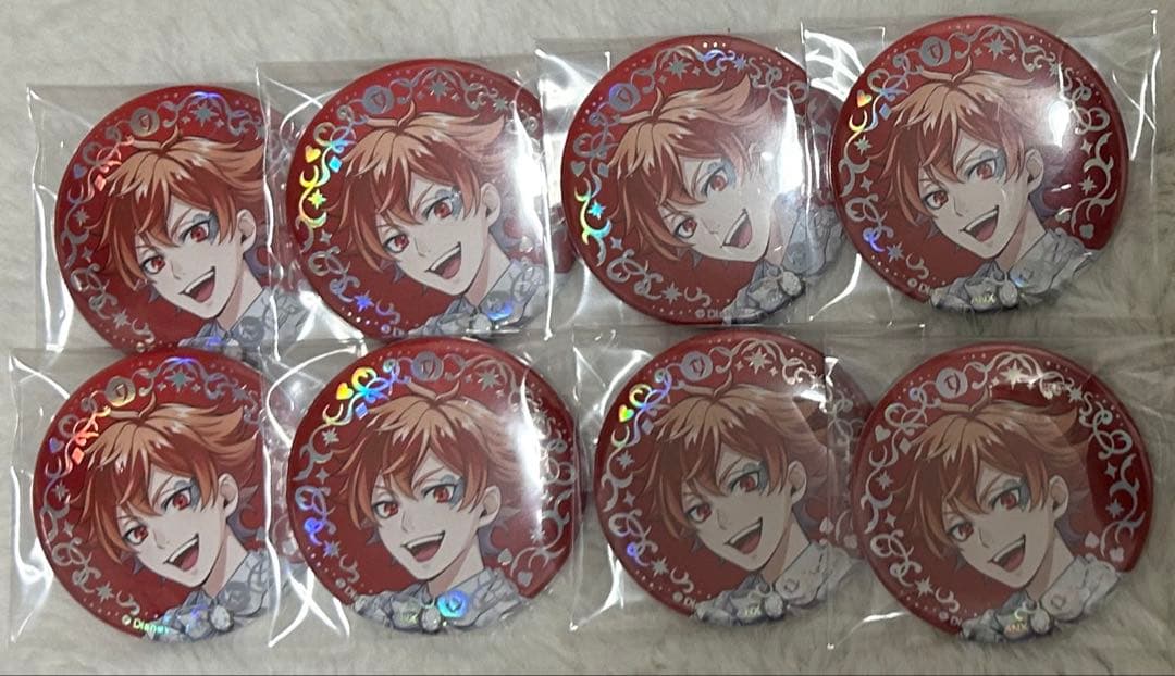 ツイステ プラチナジャケット 缶バッジ エース・トラッポラ ディズニー ツイステッドワンダーランド』 オーロラ箔缶バッジ