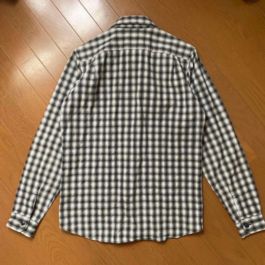 美品◎ BEDWIN オンブレチェックシャツ ブラック系 M - メルカリ