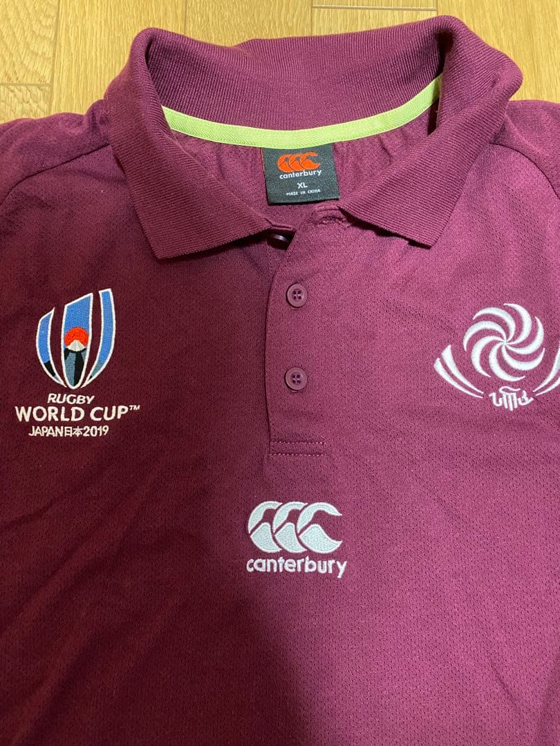 非売品】ラグビー ジョージア代表 RWC2019 選手支給品ポロシャツ
