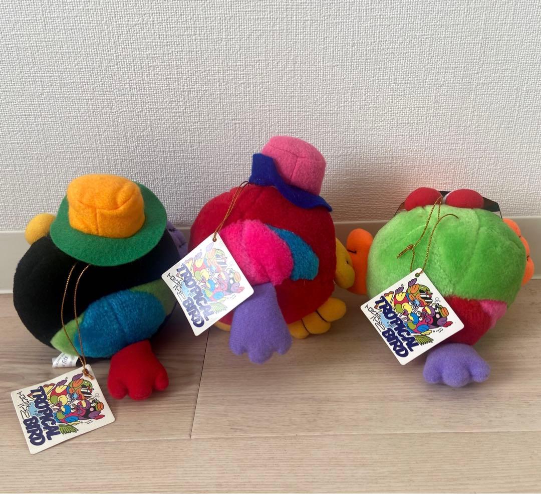 トロピカルバード　ぬいぐるみ　1992年　レトロ　非売品　希少レア　当時物　昭和