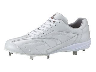 久保田スラッガー スパイク 樹脂底 金具 D-009W 25.5cm ホワイト