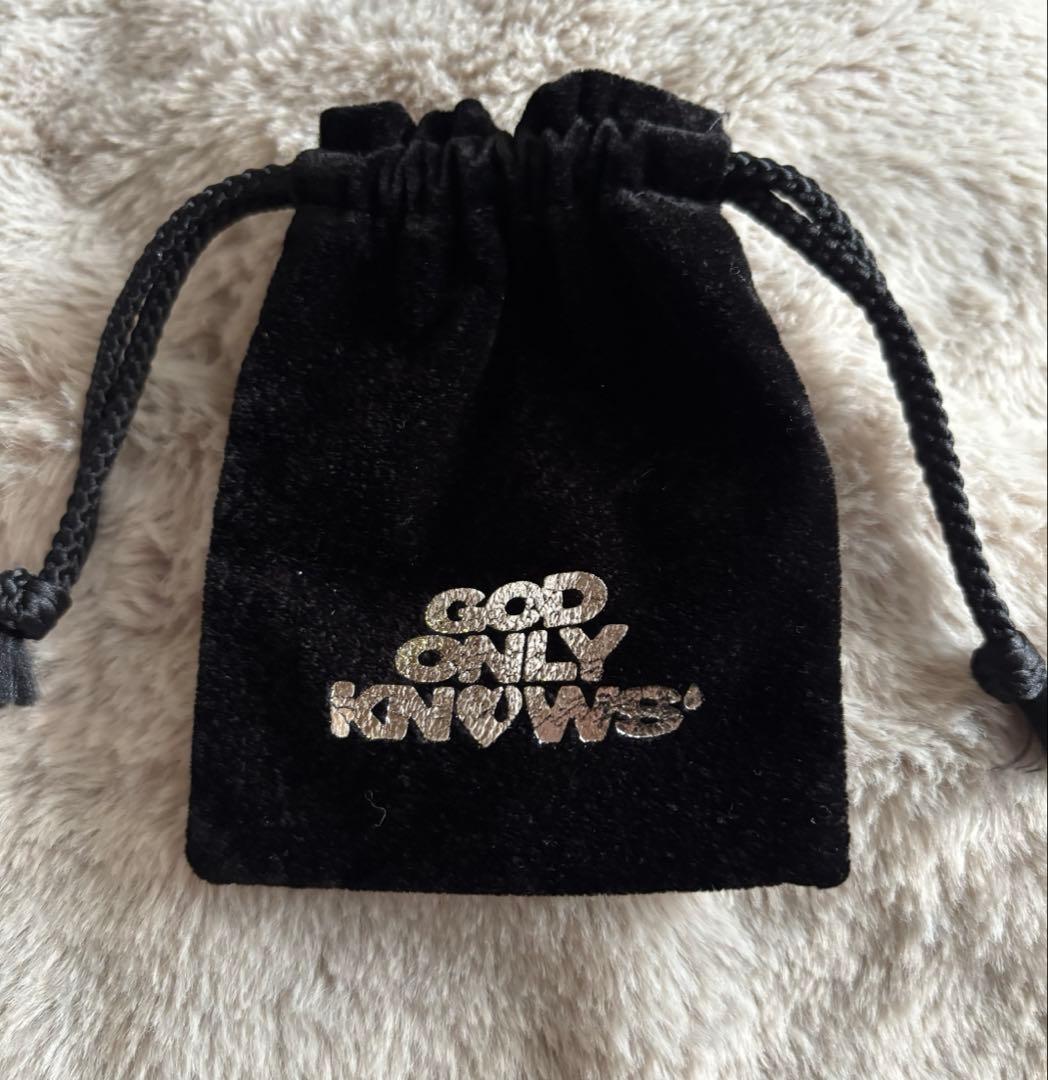 岩田剛典　GODONLYKNOWS シルバーピアス両耳用【巾着付】