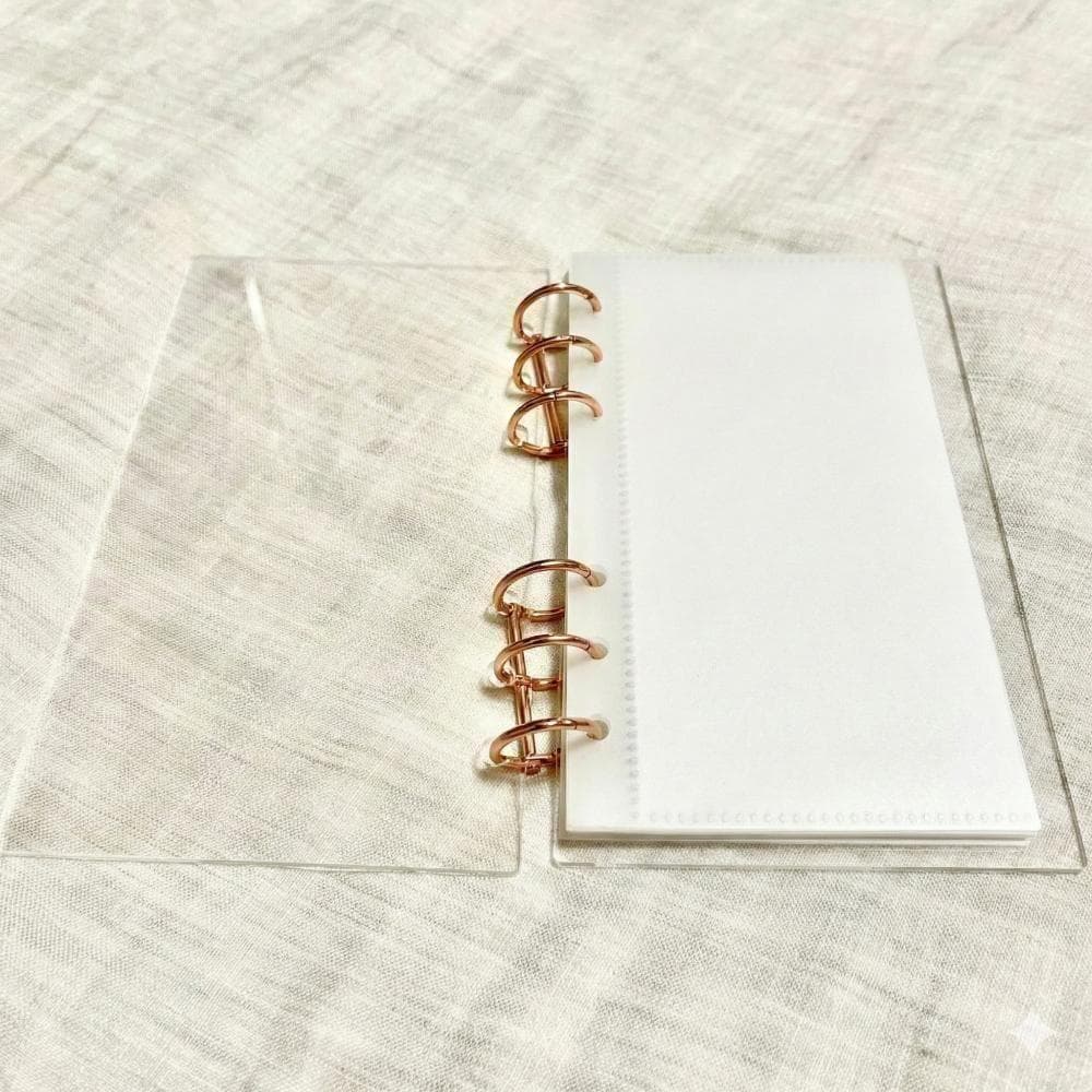 アクリルバインダー 貯金 韓国 Saving クリア リフィル10枚 PGリング