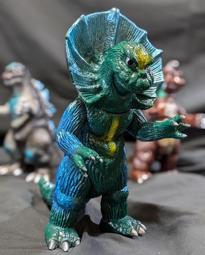 初ゴジラ＆ゴメス＆ジラース（やまなや怪獣郷）ソフビフィギュア３体セット