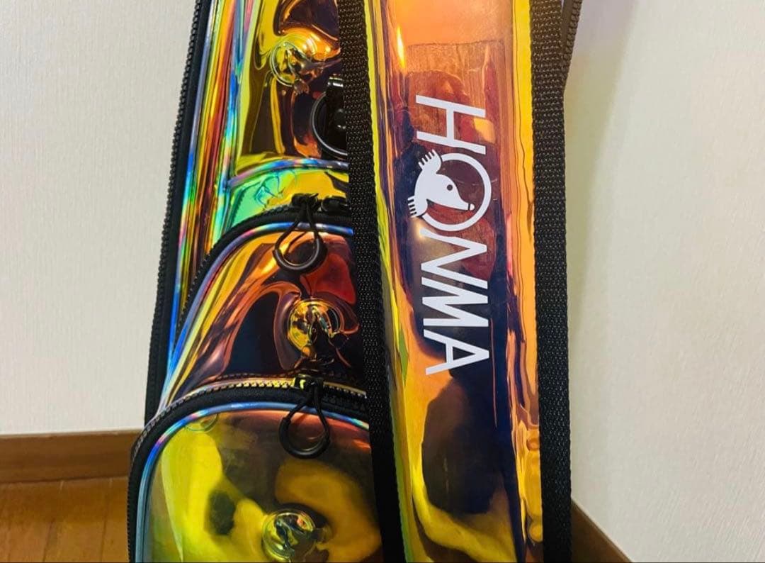 ホンマ限定非売品】 HONMA ホンマ スケルトン クリアキャディバッグ
