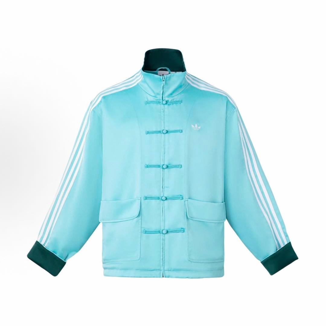 海外限定M Adidas 巳年トラックジャケット ミントグリーンJD3378