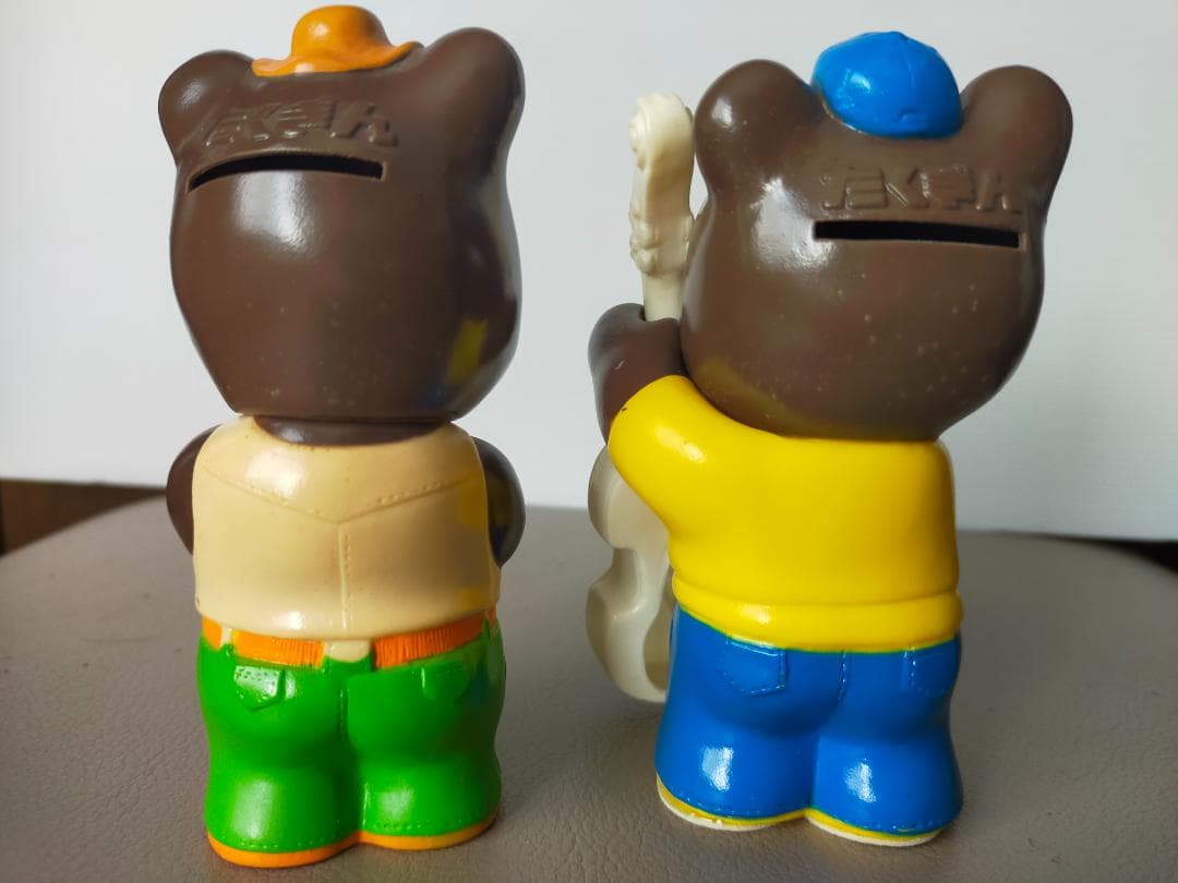 たくぎん　たくちゃん　ソフビ貯金箱　５個　拓銀