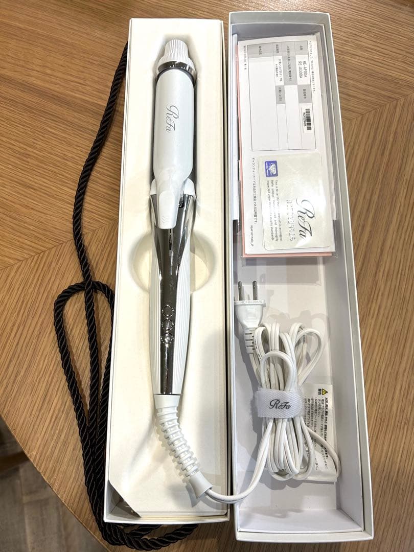 【新品】ReFa カールヘアアイロン ホワイト 32mm カールアイロン【32mm】(ホワイト) | ReFa | RE-BK-02A | Joshin web