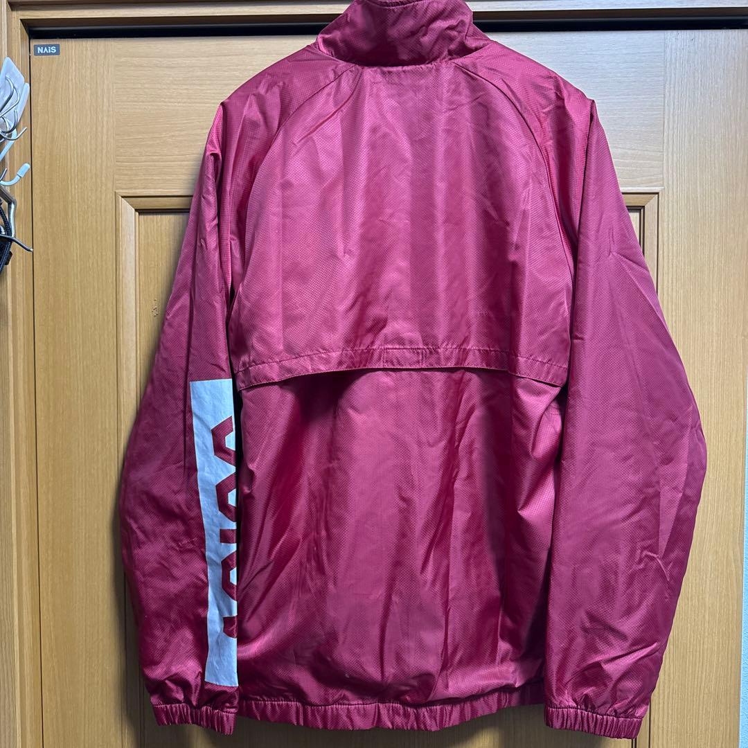 早いもの勝ち】早稲田大学サッカー部 ウィンドブレーカー 赤 asics