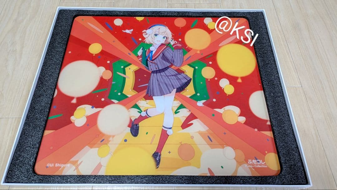 ふもコレ × しぐれうい5周年記念 ガラスマウスパッド - メルカリ