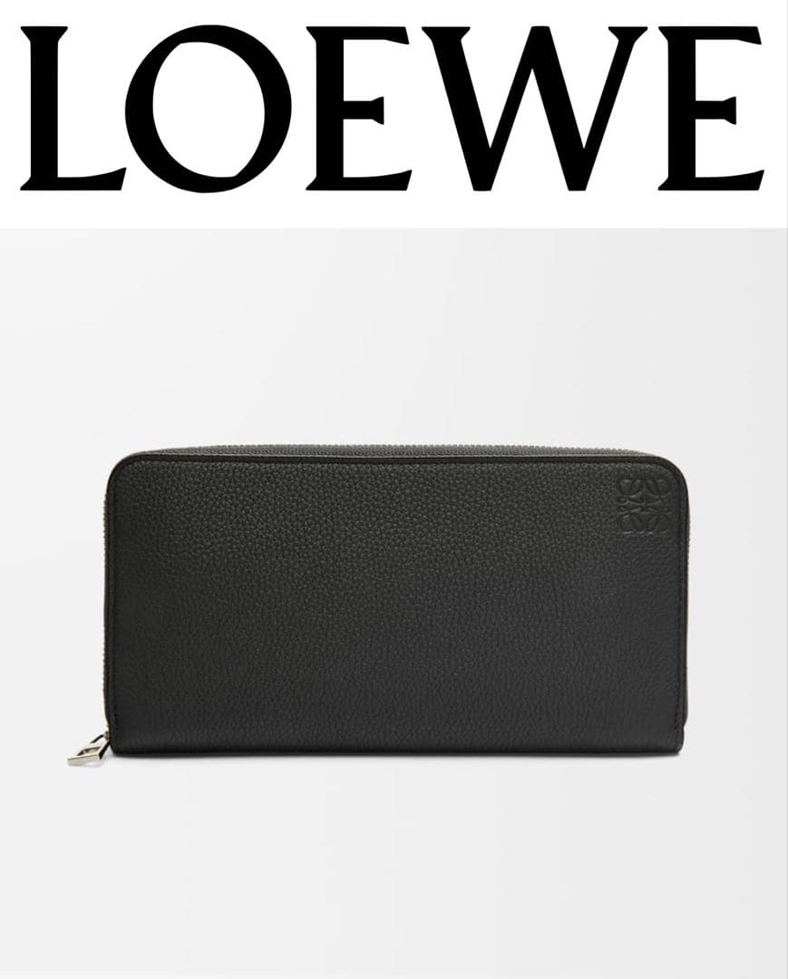 【美品】LOEWEジップアラウンドウォレット　ロエベ LOEWE】ロエベ ジップアラウンドウォレット 長財布レディース