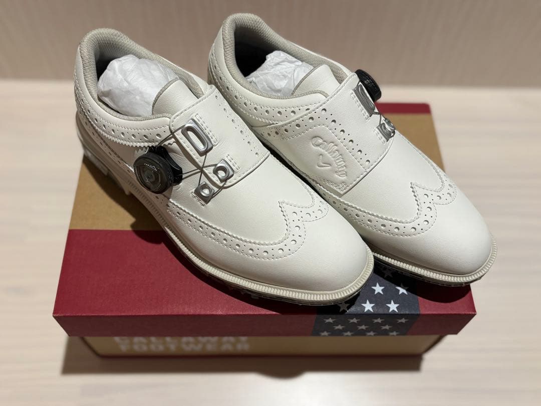 Callaway ゴルフシューズ 女性用 ホワイト BOA 23.0cm