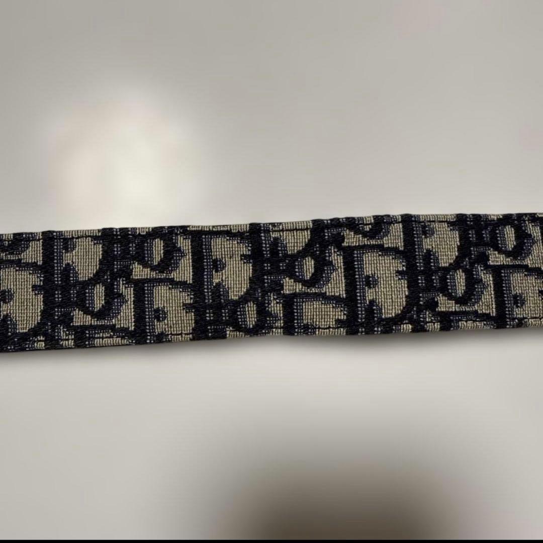 Dior オブリーク ブラックレザーベルト リバーシブル CDロゴ - メルカリ