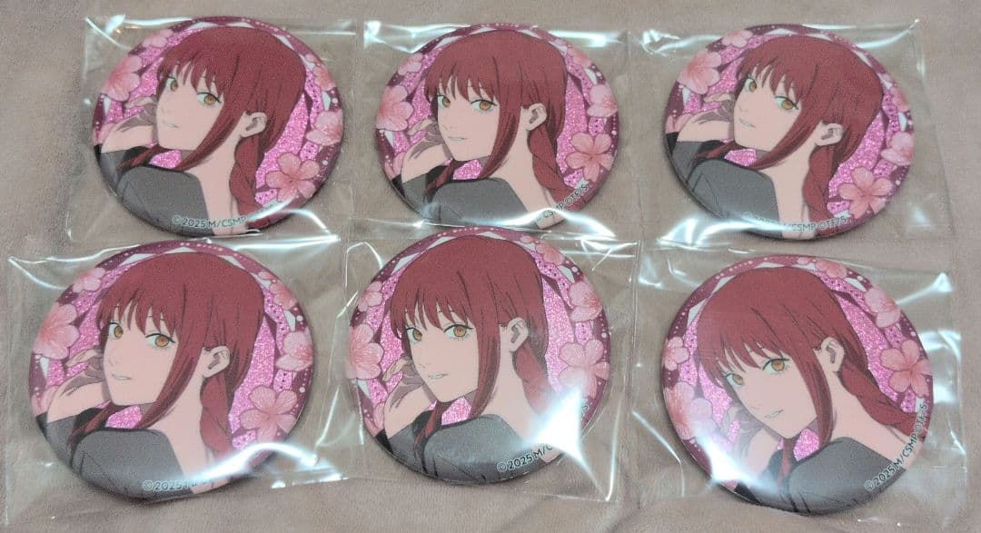 チェンソーマン プリンスホテル グリッター缶バッジ マキマ 缶バッジ 6