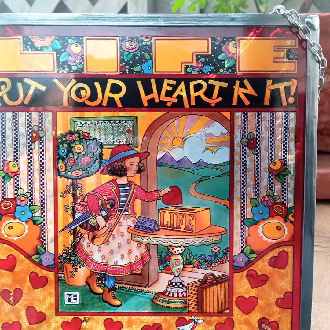 メアリー・エンゲルブライト ステンドグラス ハート グラスマスターズ社