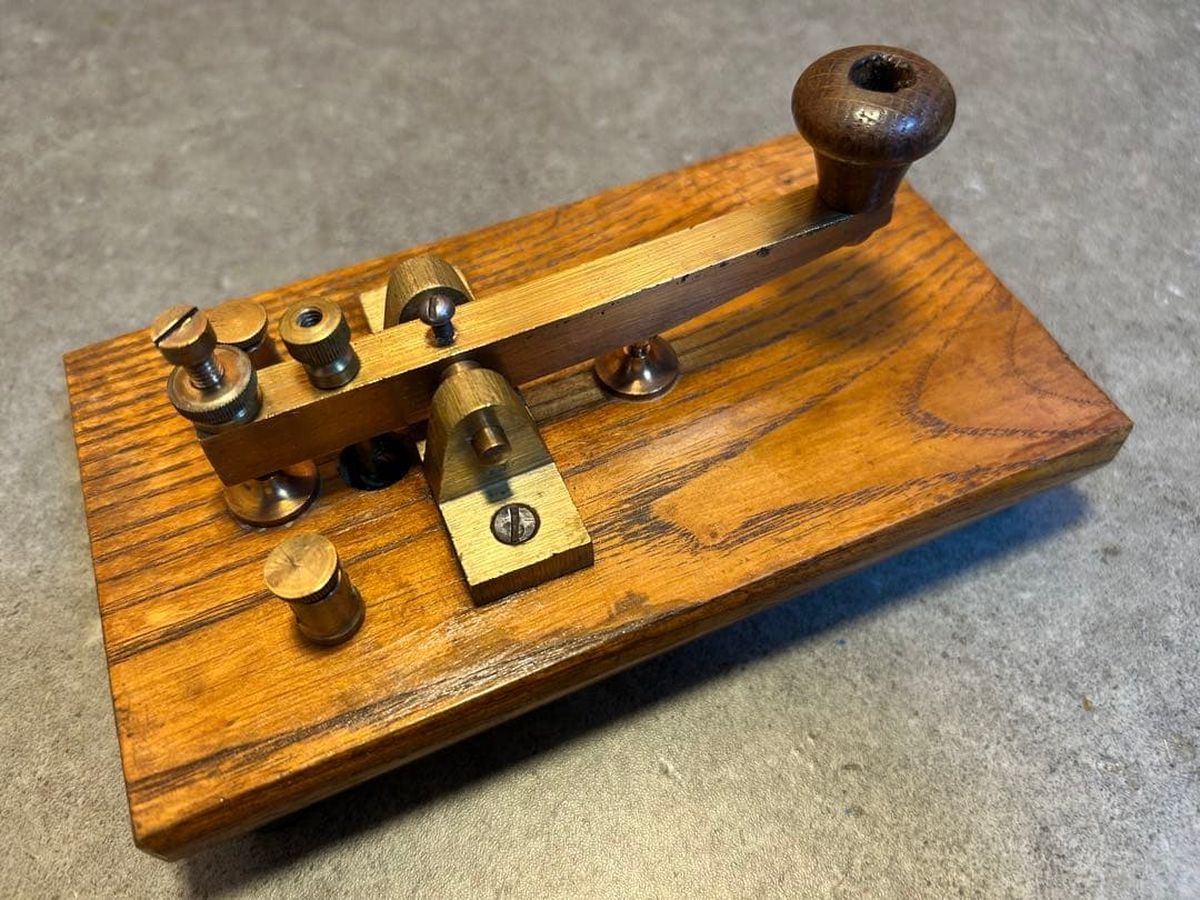 ヴィンテージ 木製 電鍵 2026年最新】Yahoo!オークション -アマチュア無線 電鍵(アクセサリ)の