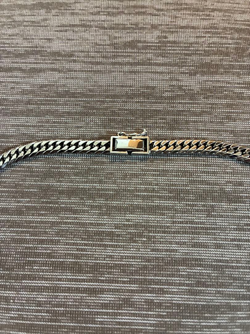 t*r様 pt850 喜平ネックレス 6面W 50cm 50.5g 美品 プラチ