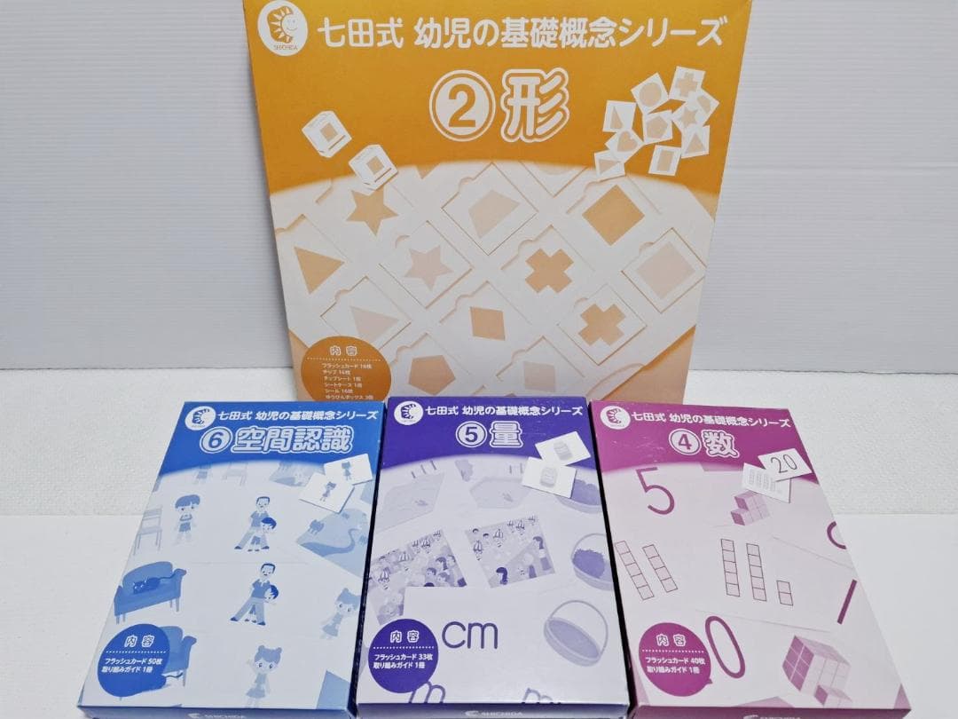 七田式セット かな絵ちゃんA 100玉そろばん 巧巧板 基礎概念シリーズ