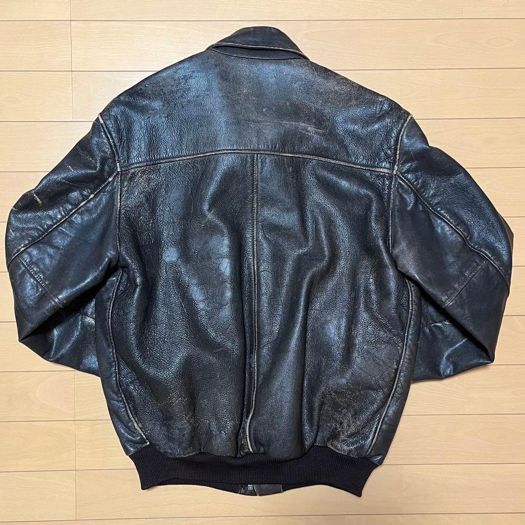 90s L.L.Bean A2 フライトジャケット USA製 ダークブラウン