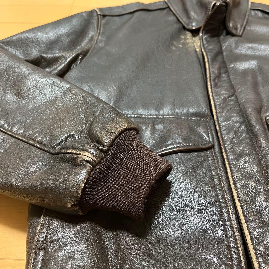 90s L.L.Bean A2 フライトジャケット USA製 ダークブラウン