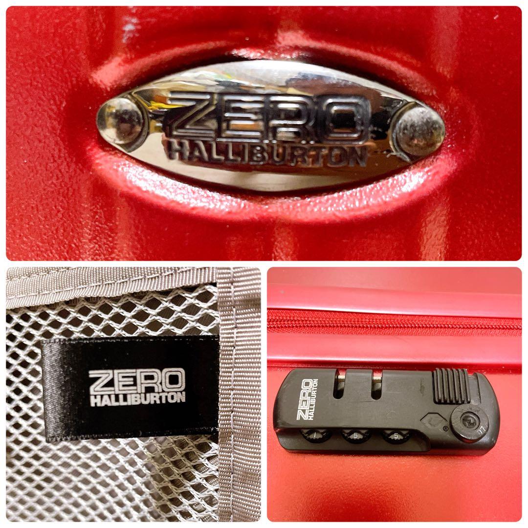 ゼロハリバートン スーツケース 36L 2輪 機内持込可 1〜2泊 出張 レッド