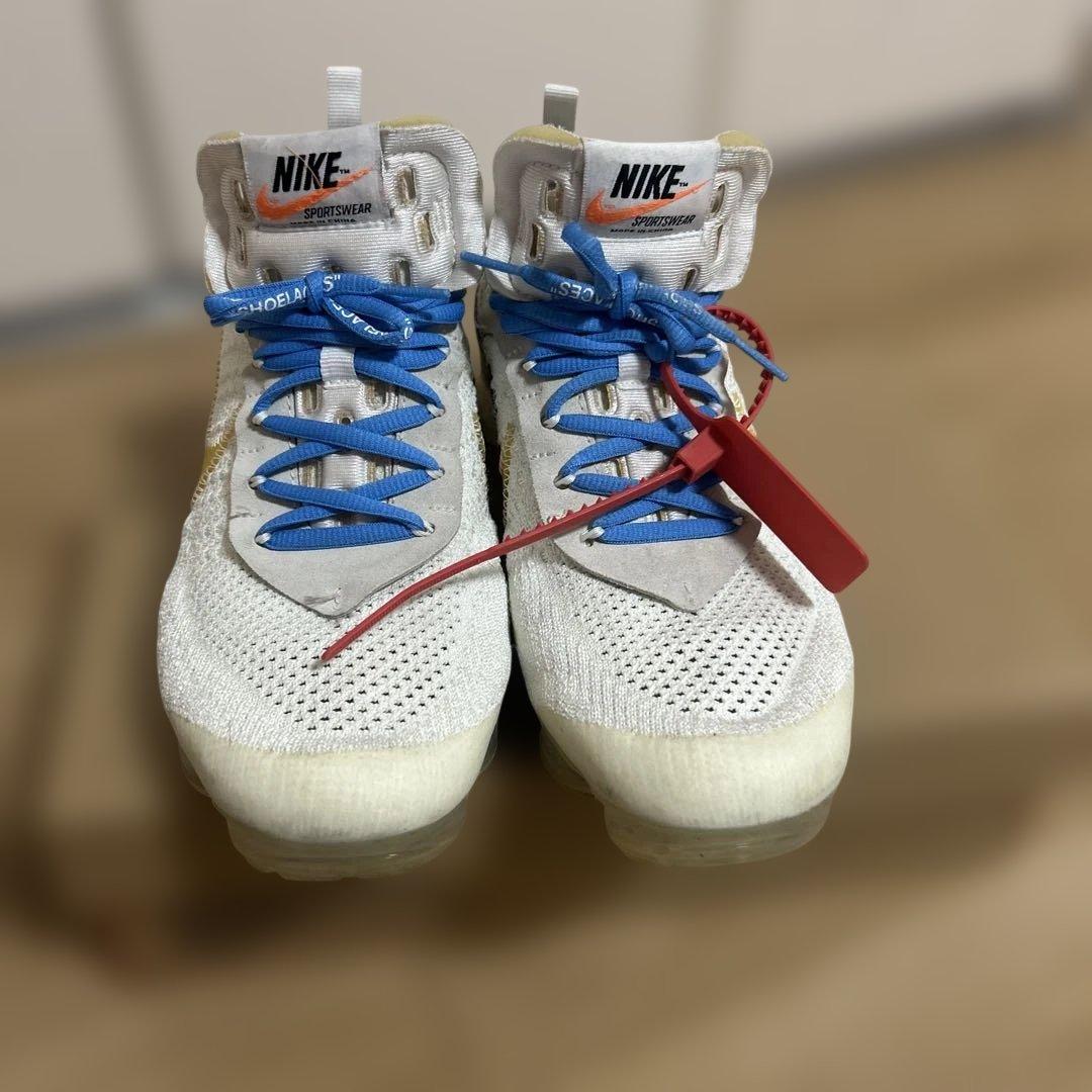 Off-White × NIKE Air Vapormax 27cm 箱有り Off-White Nike Air Vapormax White オフホワイト ナイキ 10 Ten (Nike