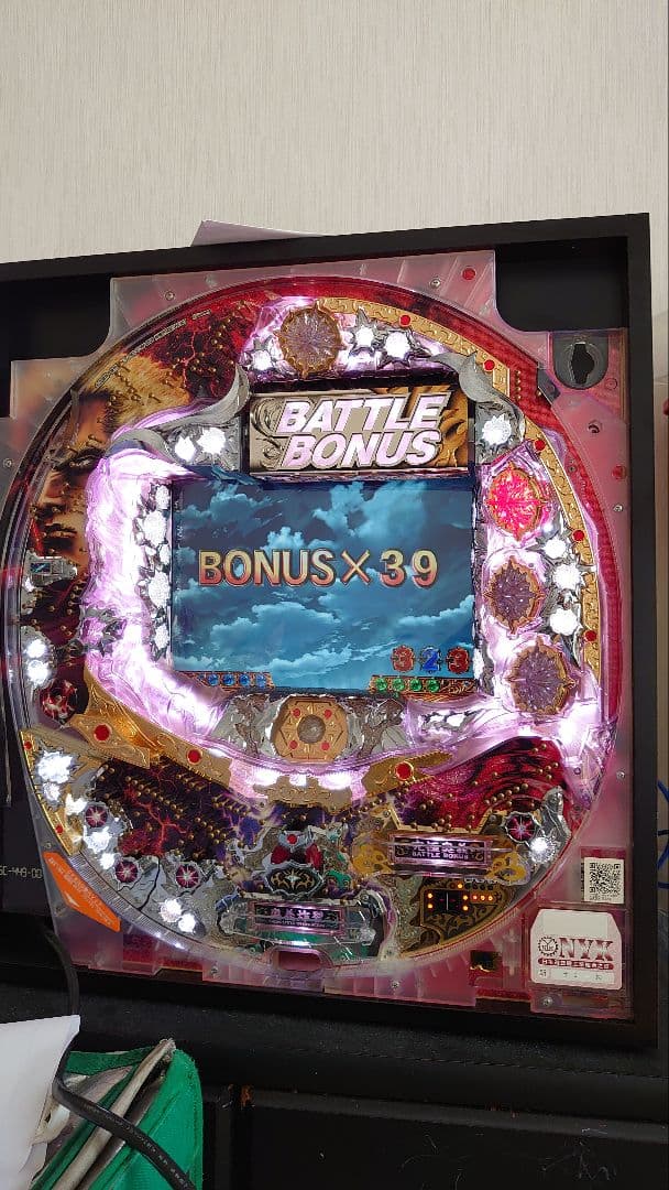 【発送不可】卓上パチンコ　CR北斗の拳 ラオウver 玉不要　音量調整可能