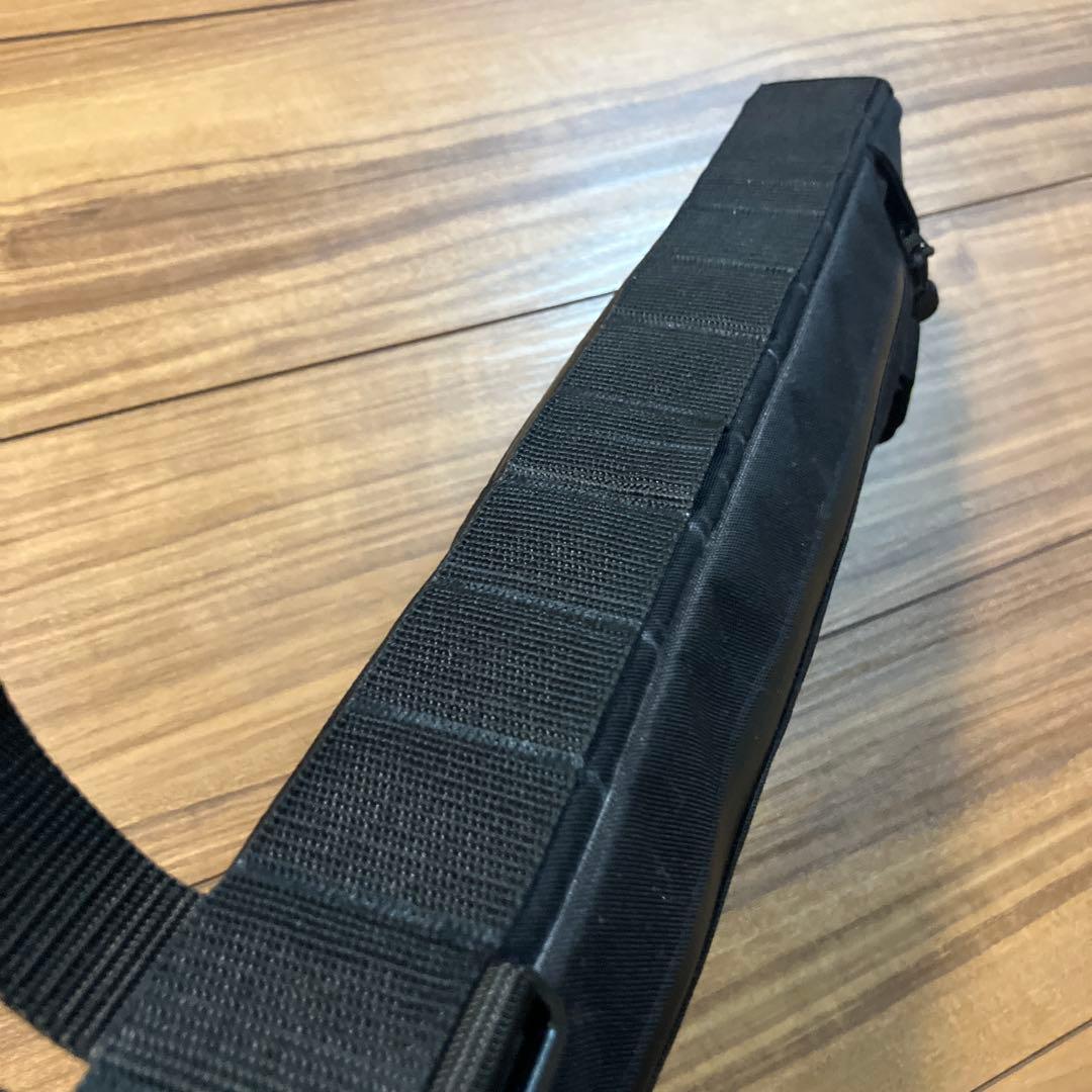 ハンドメイドフレームバッグ　コーデュラ500 ブラック　46.5cm