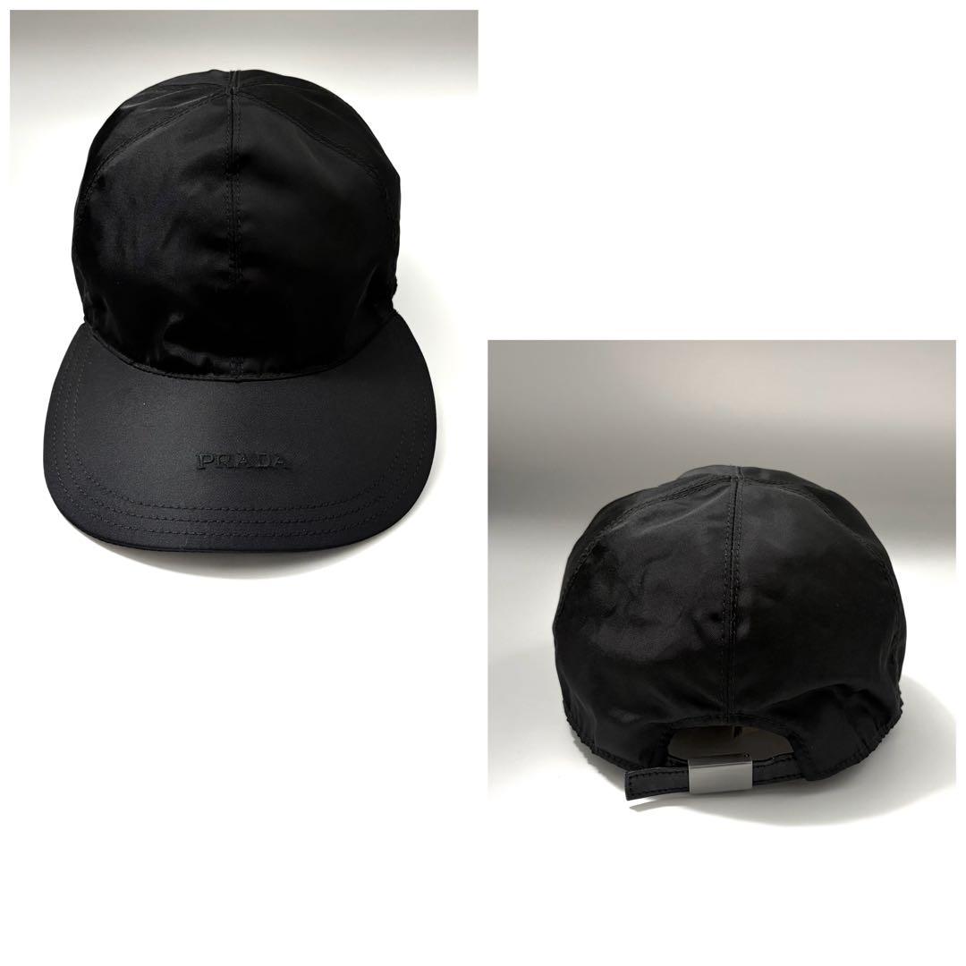 限界値下【オシャレ上級者‼️マスト‼️】PRADA ブラック キャップ
