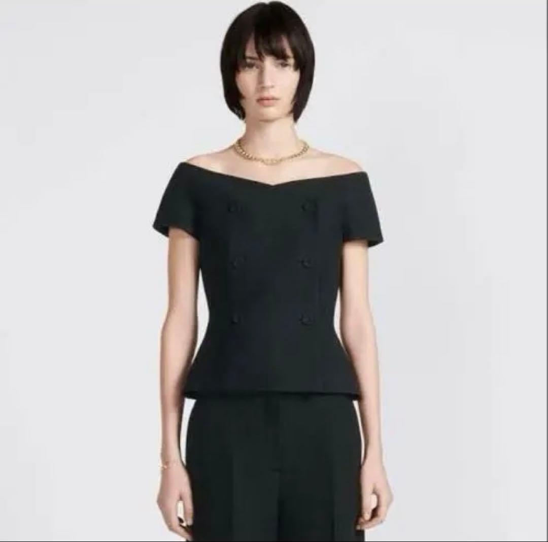 Christian Dior オフショルダー ジャケット - メルカリ