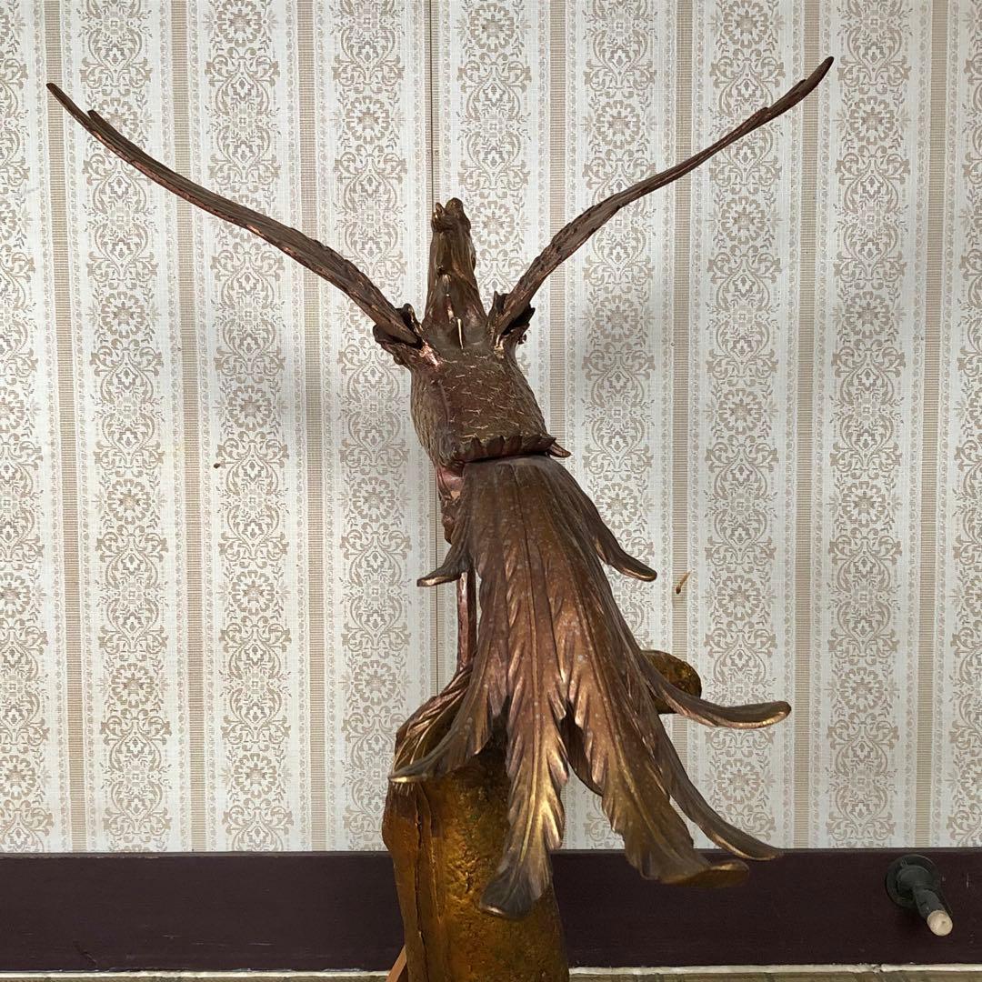 桐鳳凰　村田宏　鉄製　本体高さ65cm 本体重量約9.4kg