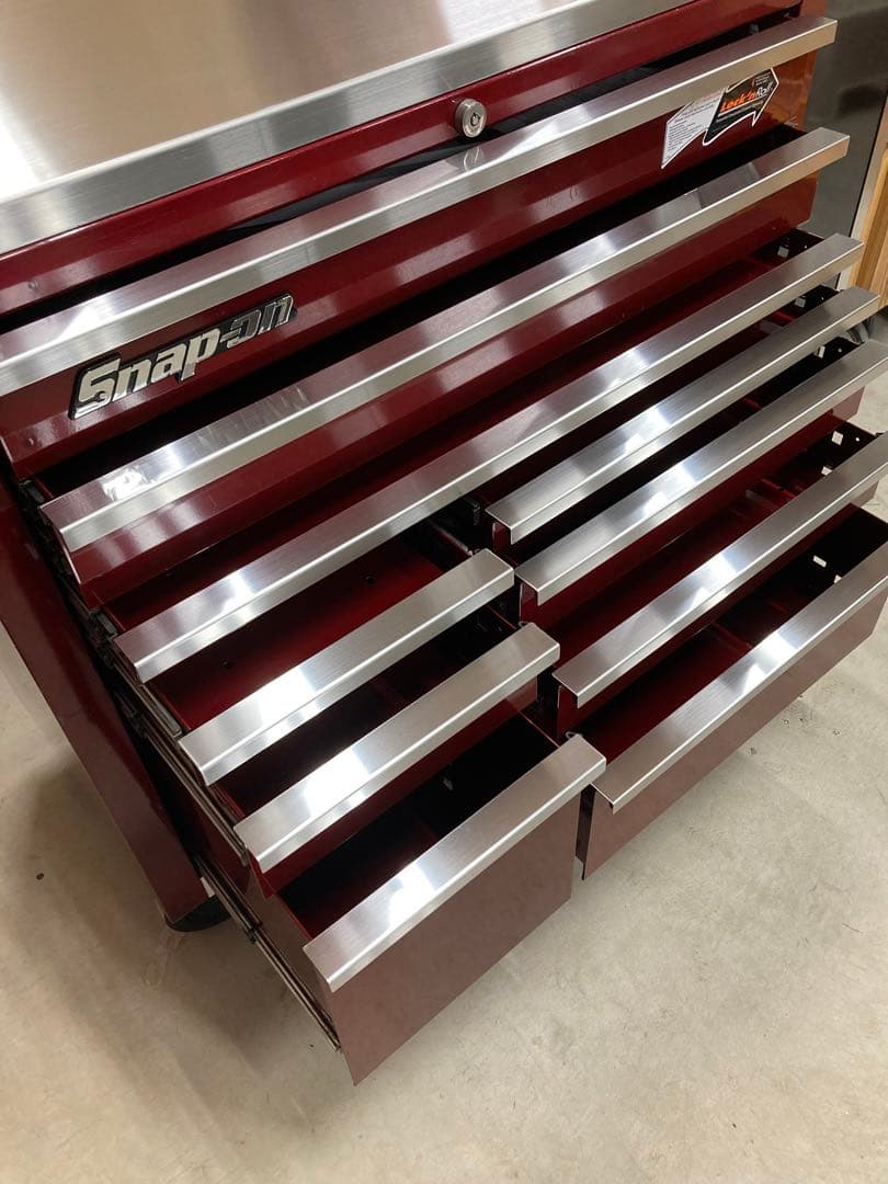 ステンレスドロアーガード10本セット スナップオン 工具箱用 KRH4210