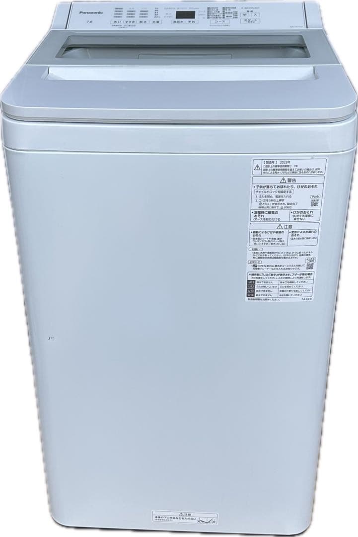 美品　2023年製 Panasonic 全自動洗濯機 7㎏ NA-FA7H2 Panasonic(パナソニック)より 2023年製 7.0kg 全自動洗濯機（NA-FA7H2