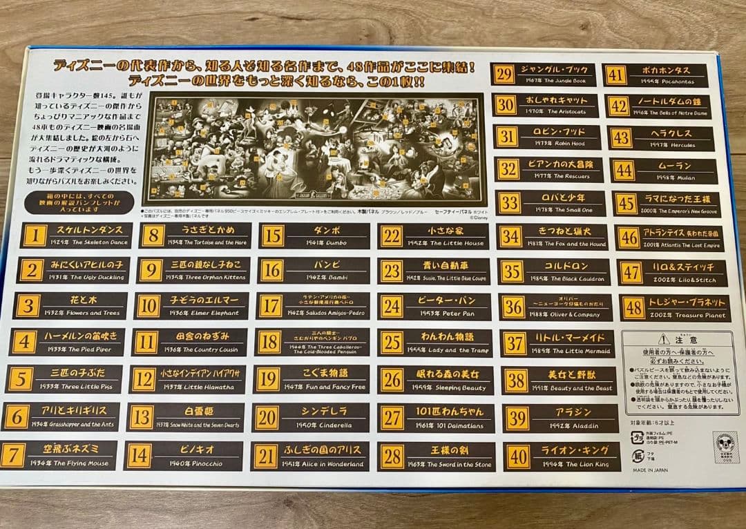 ディズニー パズル オールキャラクター名場面集 950ピース 希少 新品