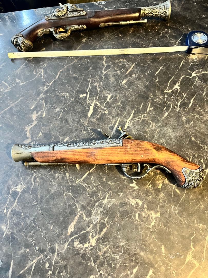 西洋火縄銃装飾銃古式銃 パイレーツカリビアン ジャックバロウ レプリカ銃 玩具