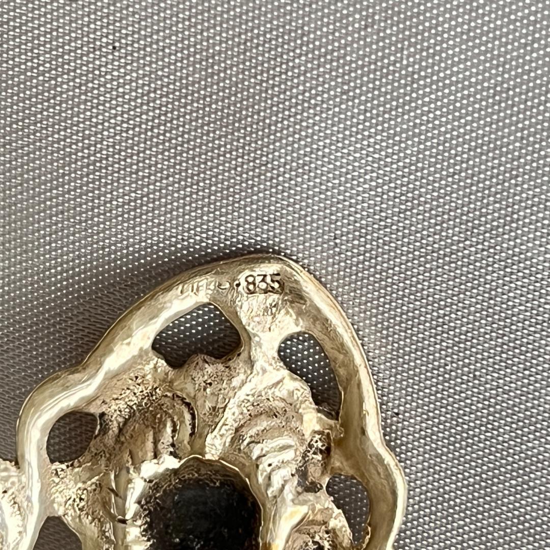 【ドイツ】 薔薇のクッキートング【純銀】 13.5cm