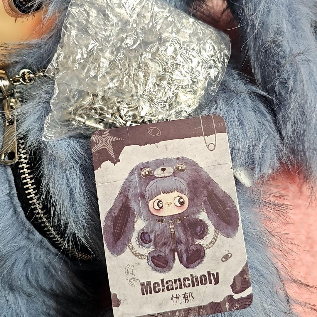 Maymei メイメイ新作 反逆シリーズ うさぎ 水色 ぬいぐるみ リュック