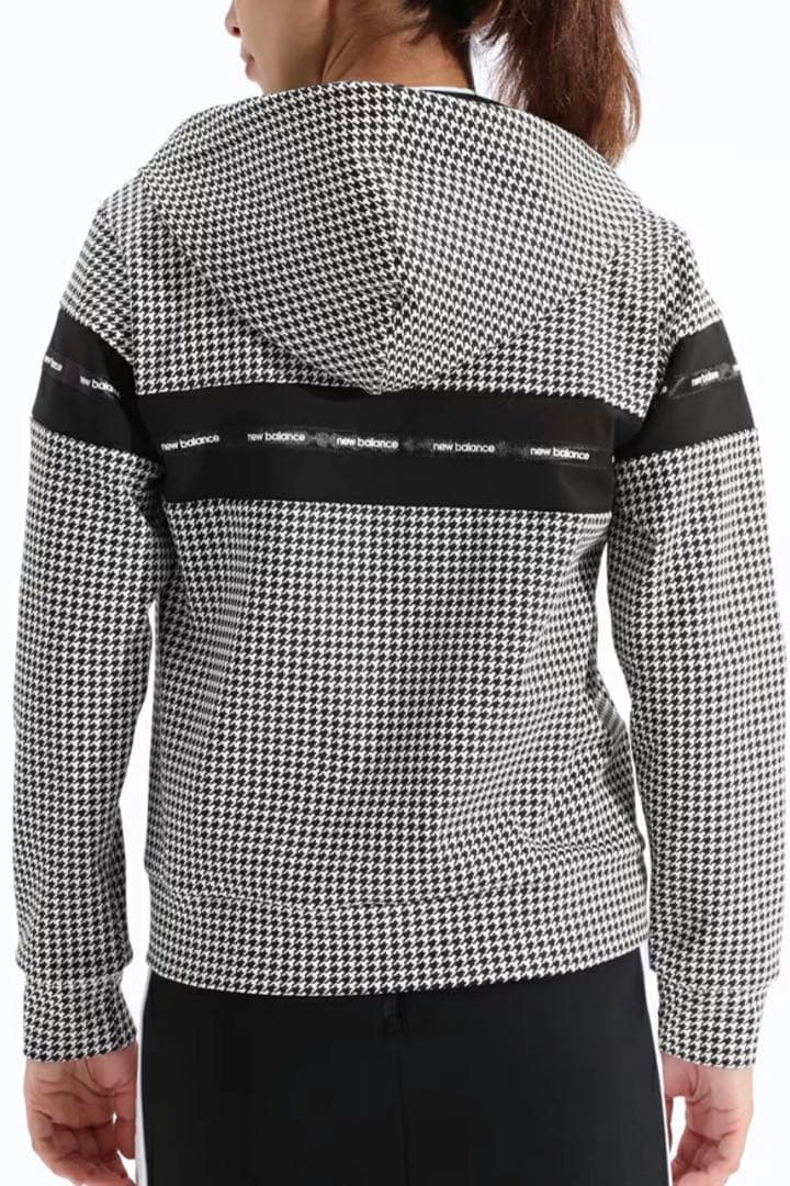 新品 ニューバランスゴルフ レディース フルジップ フーディー 千鳥柄