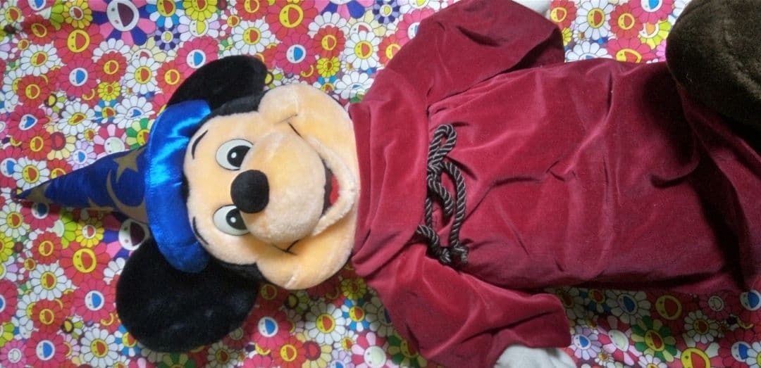 ♥超特大♥1988年♥美品♥ディズニーランド5周年♥ミッキーマウス♥ぬいぐるみ♥