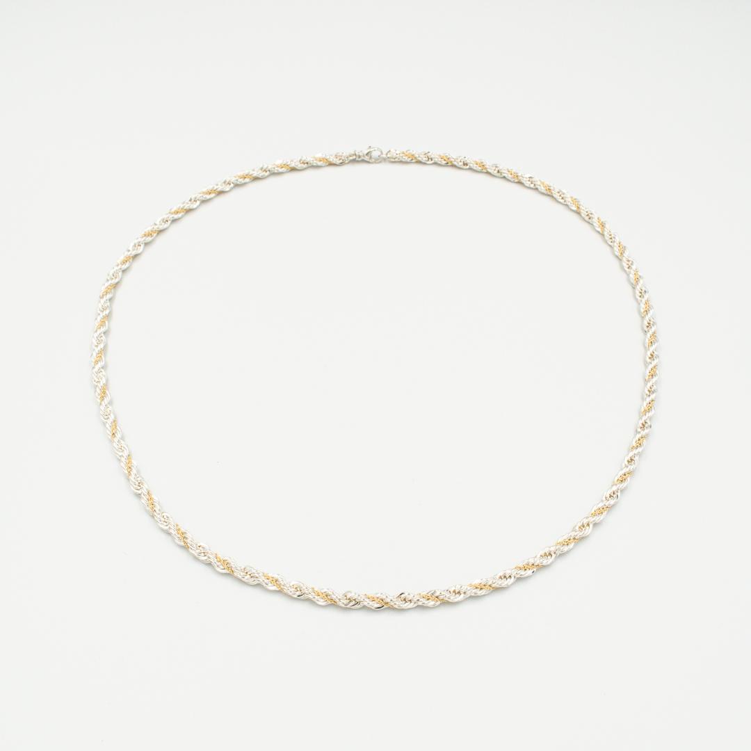 ヴィンテージ ティファニー ツイストロープ ネックレス シルバー 61.3cm