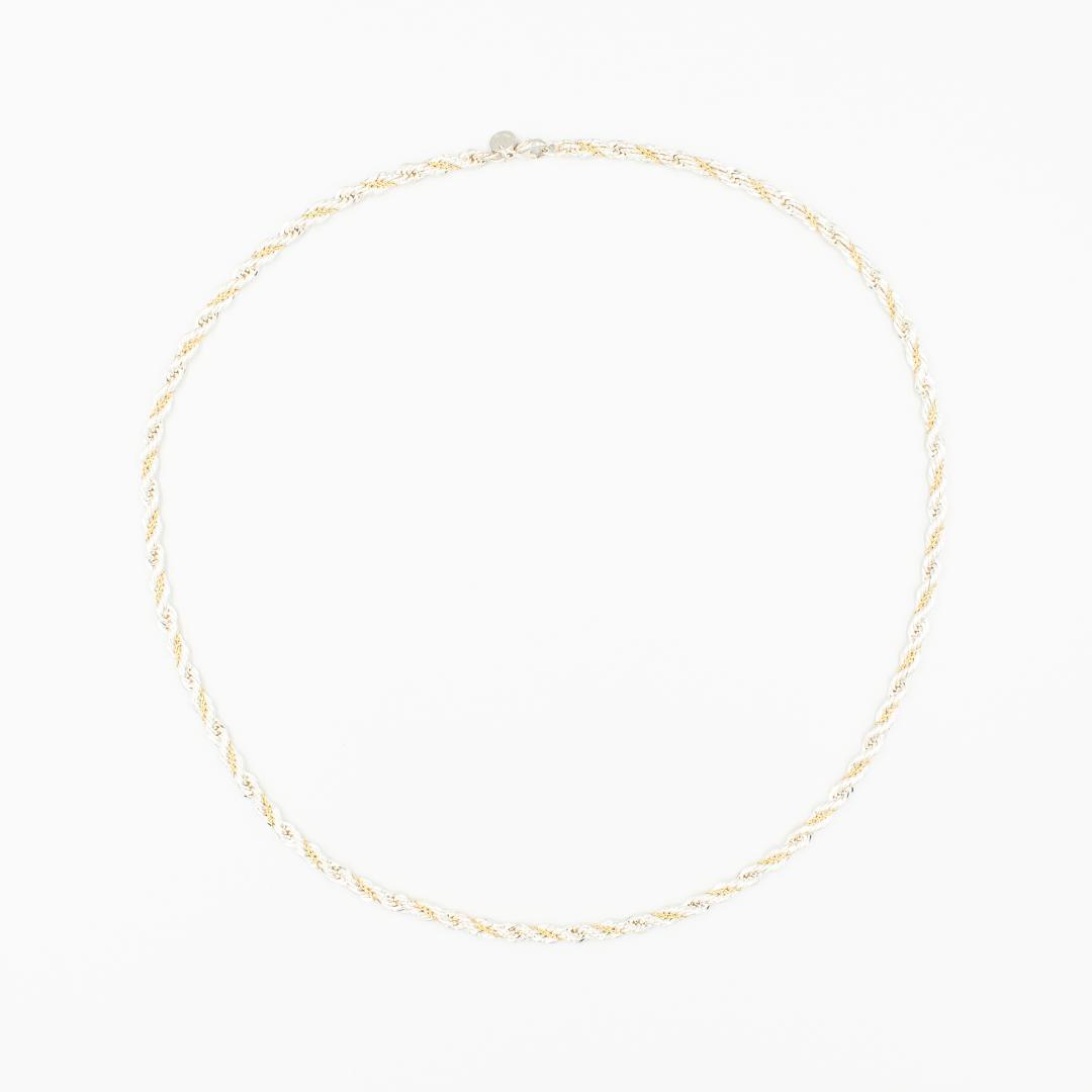 ヴィンテージ ティファニー ツイストロープ ネックレス シルバー 61.3cm