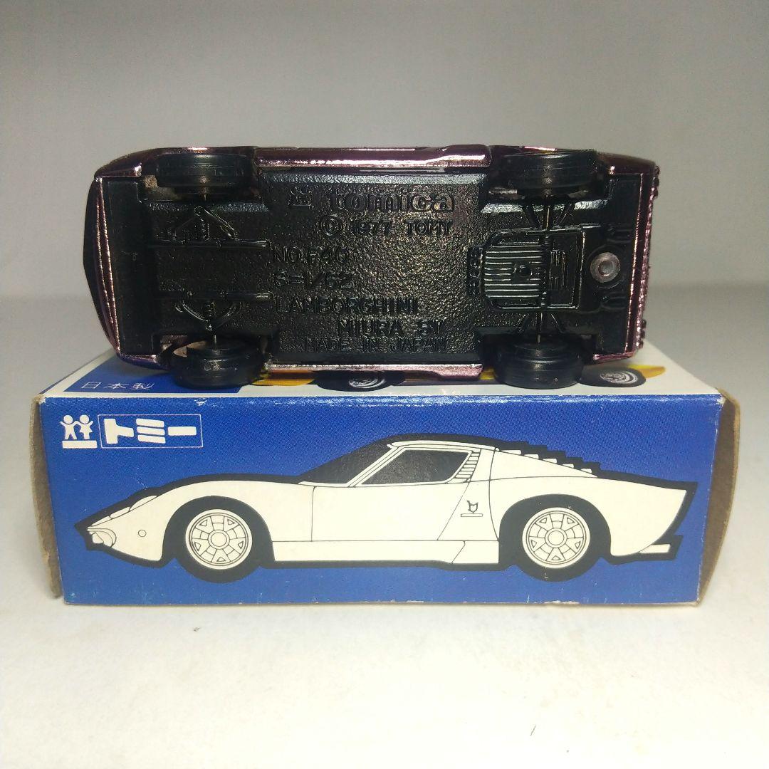 3817)トミカ 青箱 日本製 ランボルギーニ ミウラ SV - メルカリ
