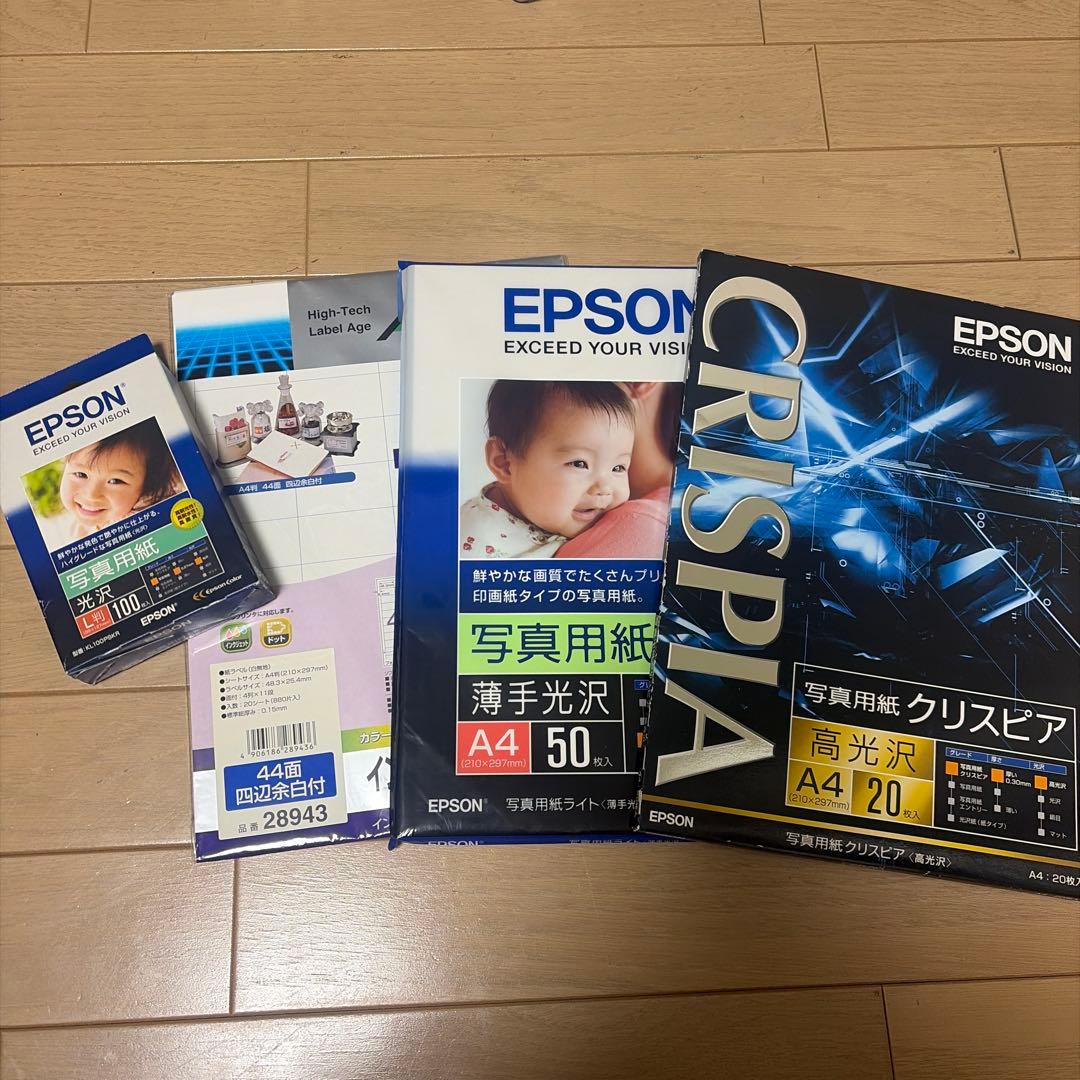 EPSON写真用紙、インクジェットプリンタラベル、写真用紙ライト