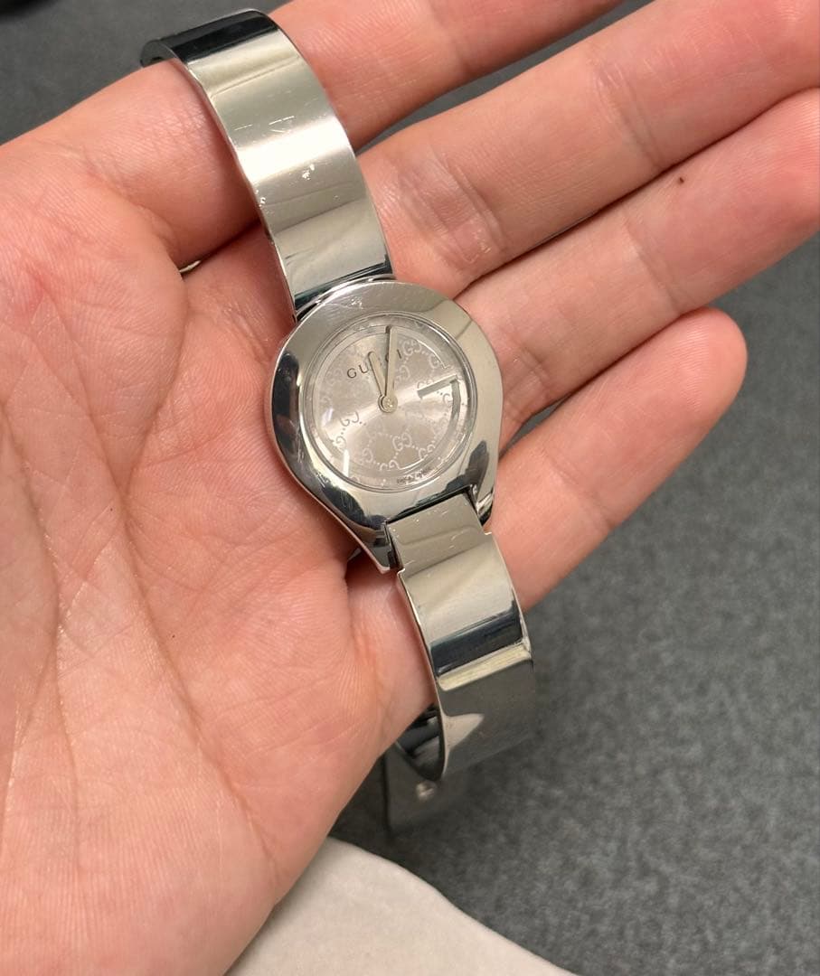 GUCCI 6700L 時計 アナログ腕時計 シルバー - メルカリ