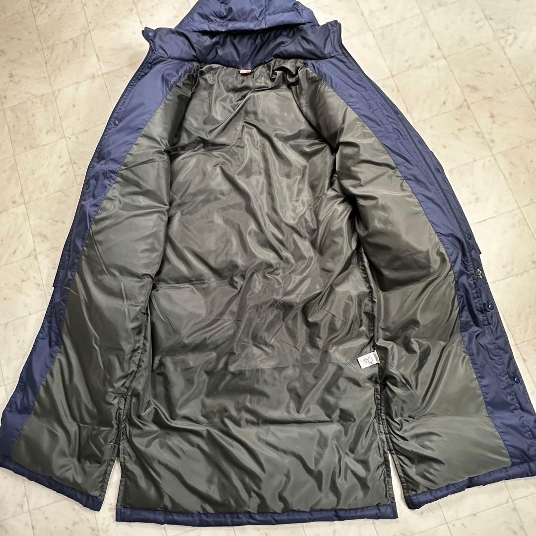 美品〉PUMA プーマ【L】ロングダウンコート ベンチコート ネイビー
