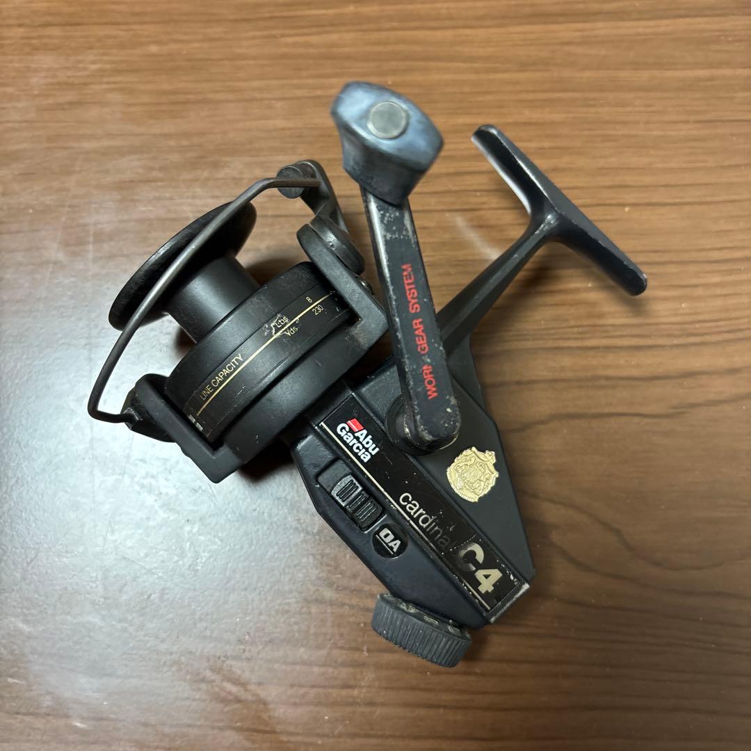 アブガルシア カーディナルC4 ① デッドストック品】【日本製】アブガルシア スピニングリール Cardinal