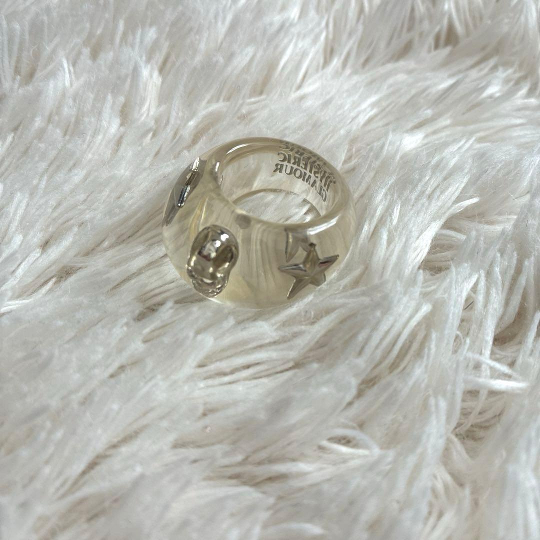 レア】HYSTERIC GLAMOUR クリアスカルボリュームリング - メルカリ