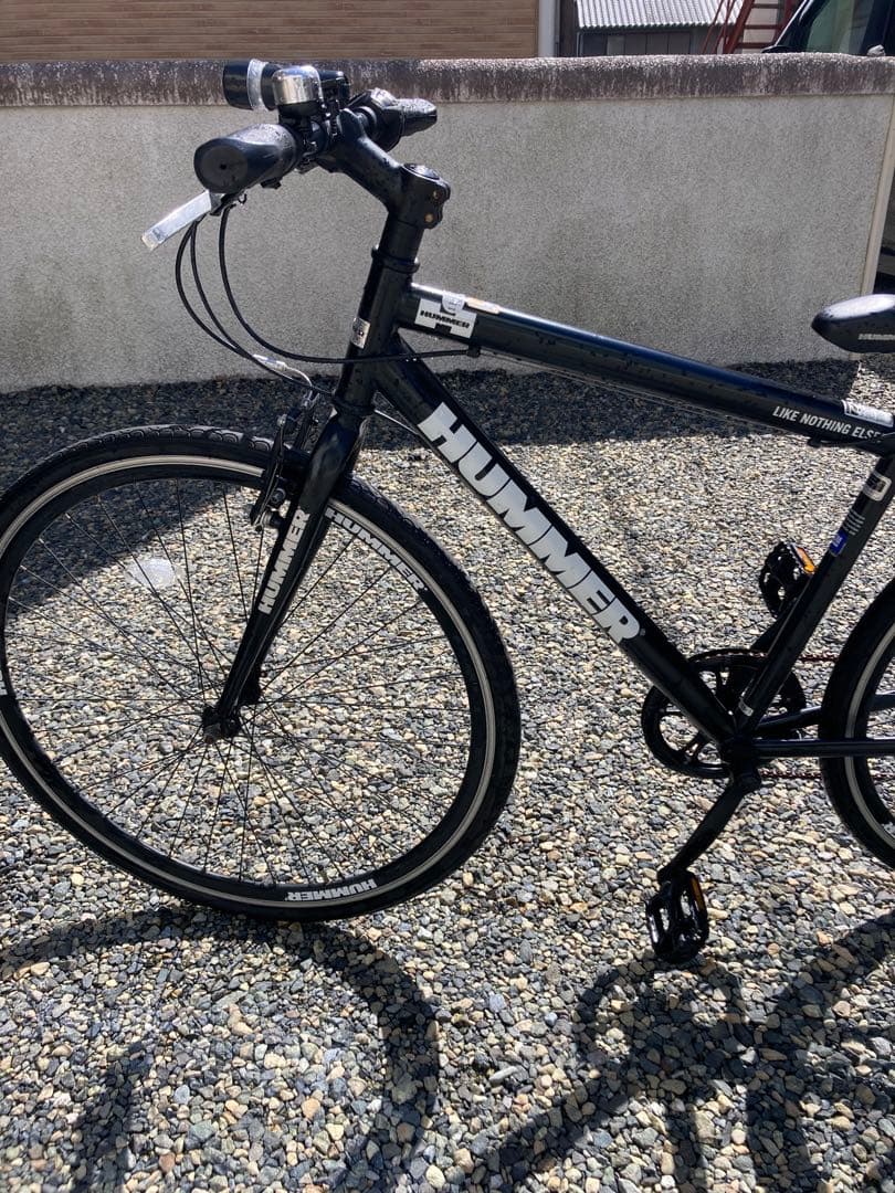 引き取り限定 福岡 HUMMER クロスバイク crb7007s-dk ブラック