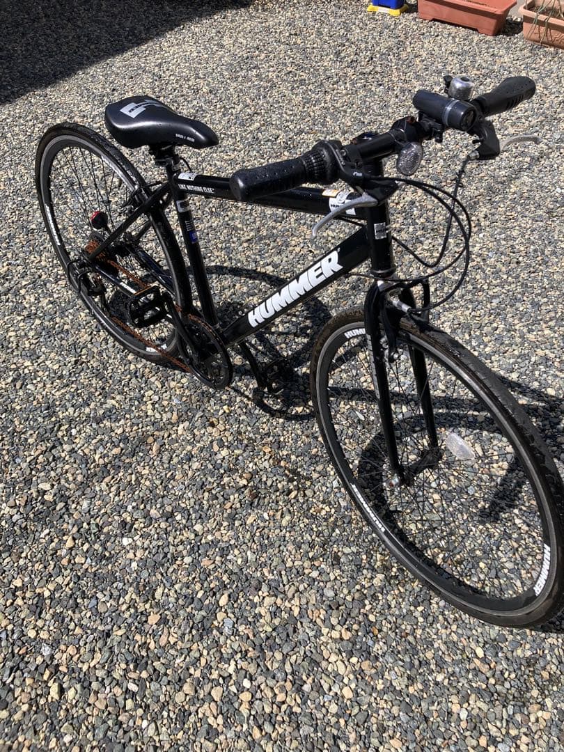 引き取り限定 福岡 HUMMER クロスバイク crb7007s-dk ブラック